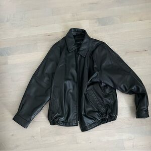 Men’s bill blass quilted leather jacket